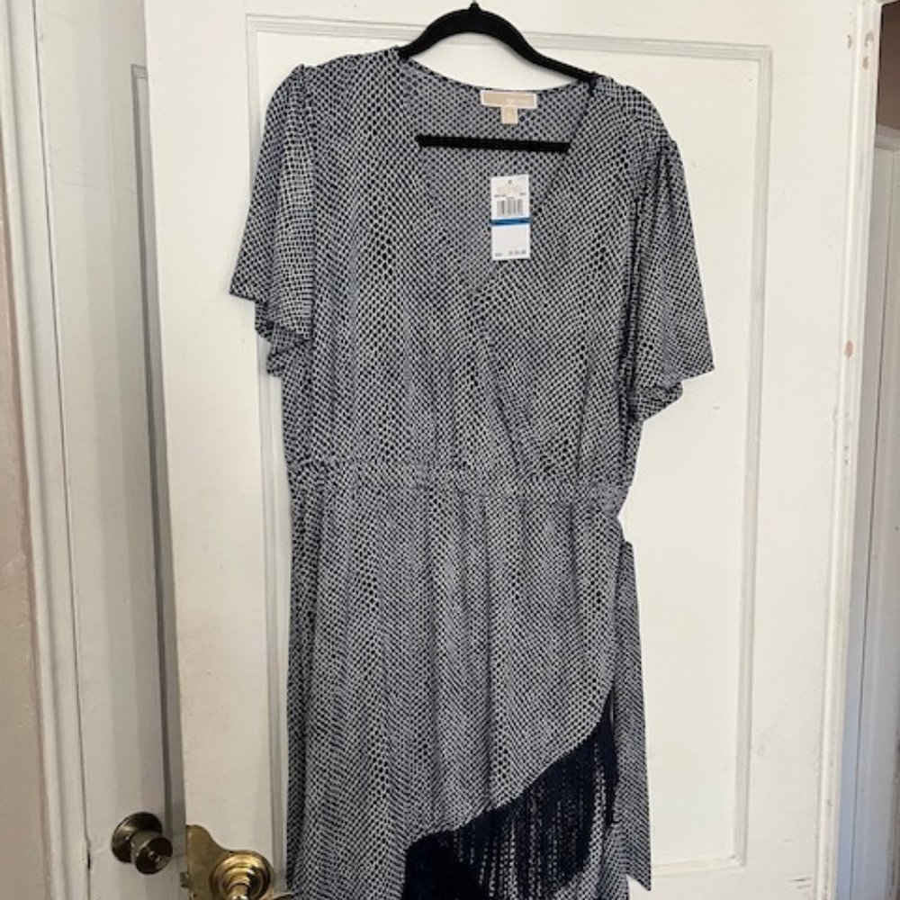 Michael Kors Dress With Fringe Bottom